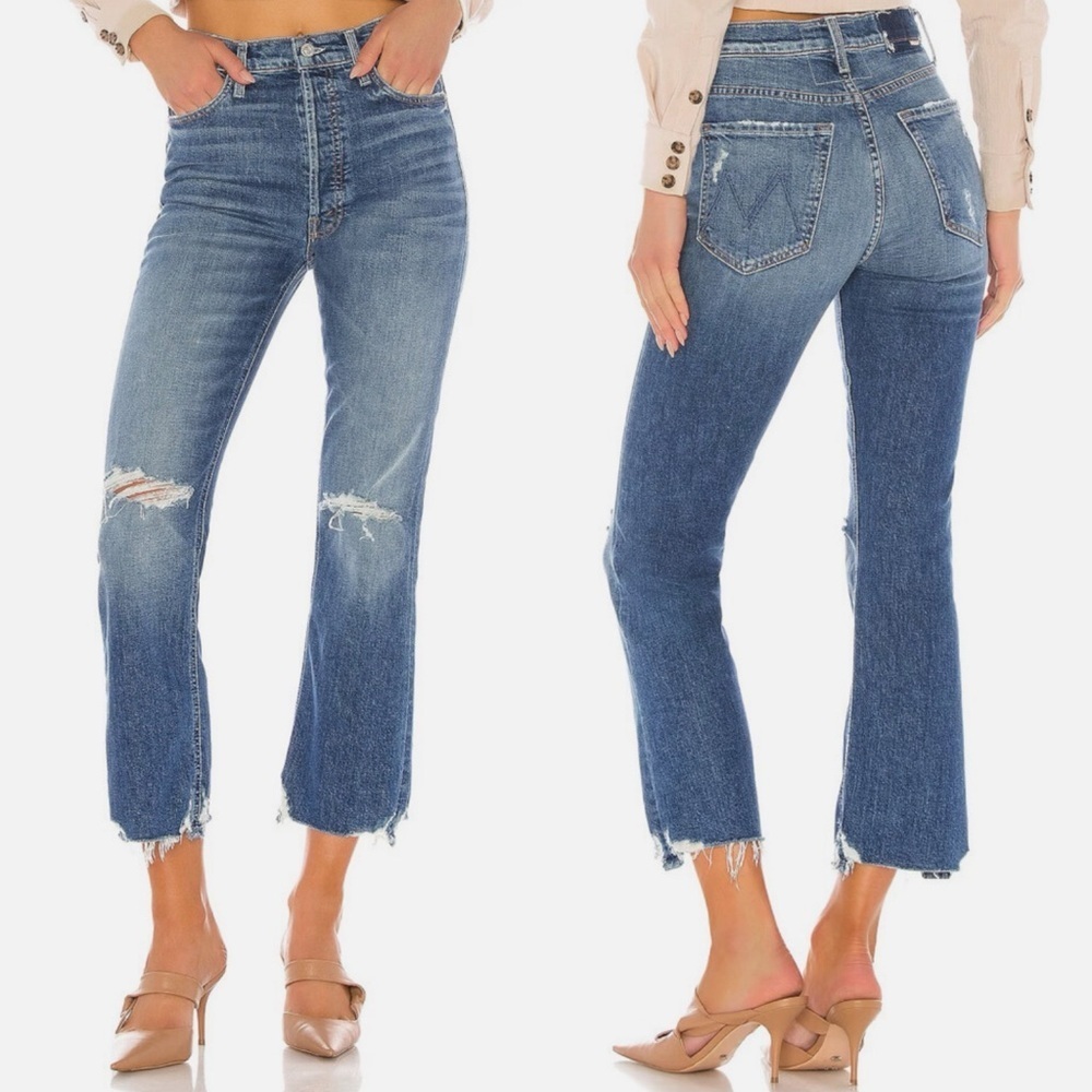 Mother- Superior The Tripper Chew Jeans In Cryin' Cowboys Size 26 Distressed